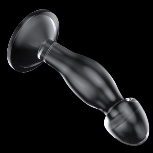 LoveToy - 6.5'' Flawless Clear Prostate Plug - Стимулятор простаты, 16.5х3.9 см